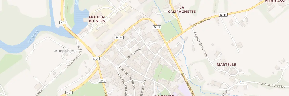 Plan du 16 Rue Tarnac à Astaffort
