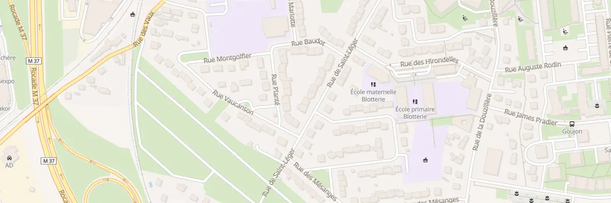 Plan du 51 Rue de Saint-Léger à Joué-lès-Tours