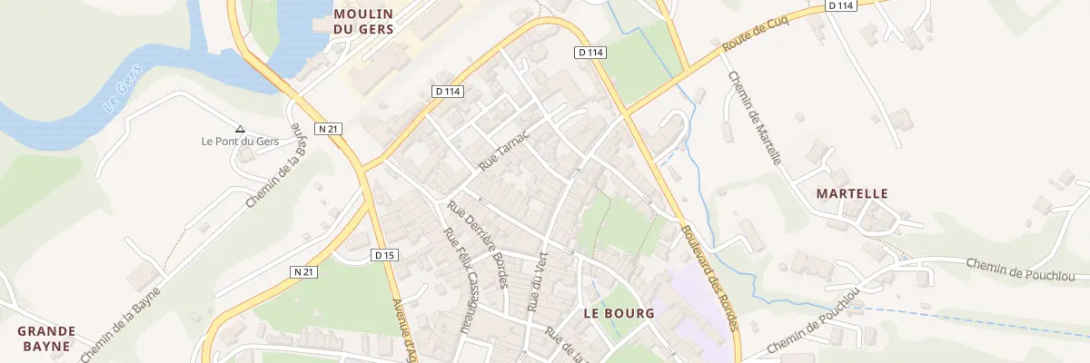 Plan du 9 Rue Capitaine Traverse à Astaffort