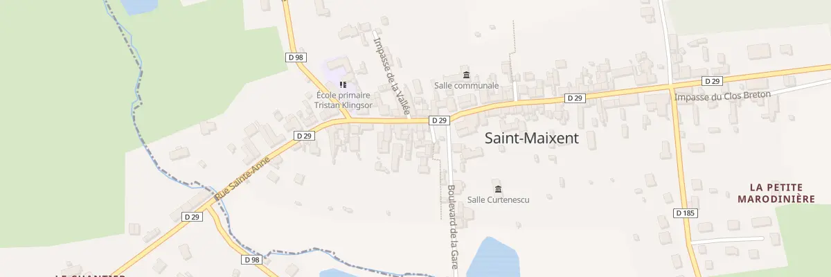 Plan du 3 Rue de Sainte Anne à Saint-Maixent