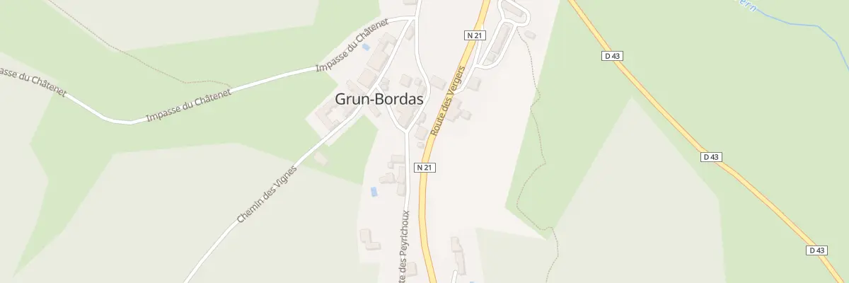 Plan du 2840 Rte des Vergers à Grun-Bordas