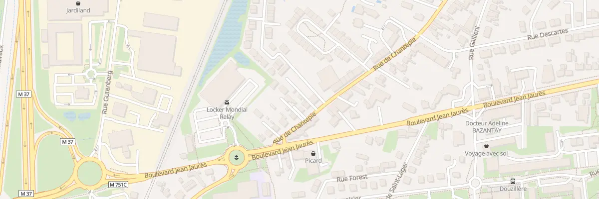 Plan du 165 Rue de Chantepie à Joué-lès-Tours