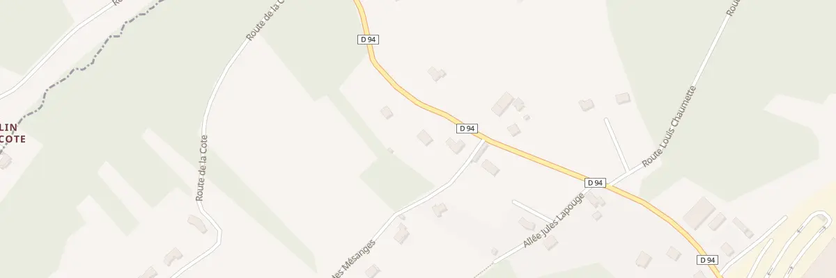 Plan du 701 Rte de Saint-Martin à Nontron