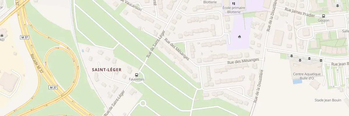 Plan du 26 Rue des Mésanges à Joué-lès-Tours