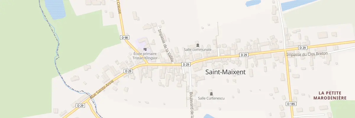 Plan du 4 Rue de Sainte Anne à Saint-Maixent
