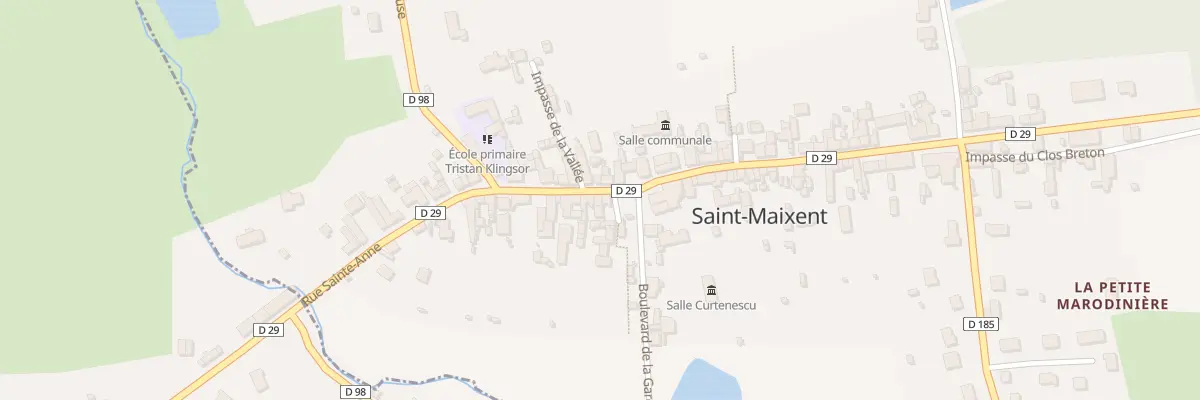 Plan du 1 Rue de Sainte Anne à Saint-Maixent