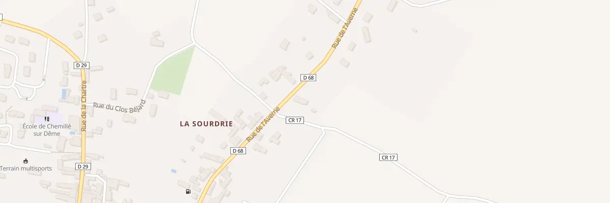 Plan du 33 Rue de l’Averne à Chemillé-sur-Dême