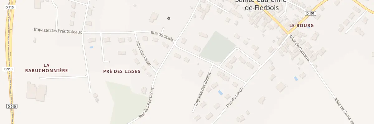 Plan du 11 Rue Max de Lussac à Sainte-Catherine-de-Fierbois