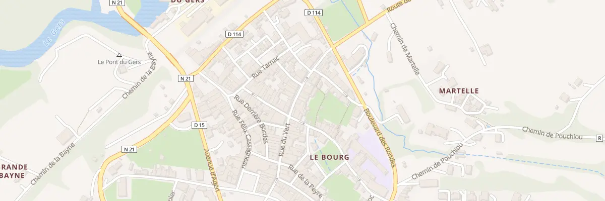 Plan du 8 Rue Capitaine Traverse à Astaffort