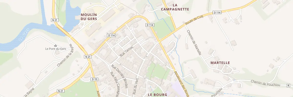 Plan du 2 Rue Maurice Bacque à Astaffort