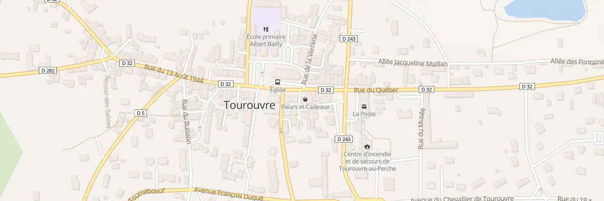 Plan du 2 Cour Godin à Tourouvre au Perche