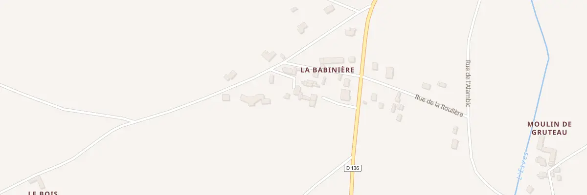 Plan du 19 Rue La Babiniere à Marcé-sur-Esves