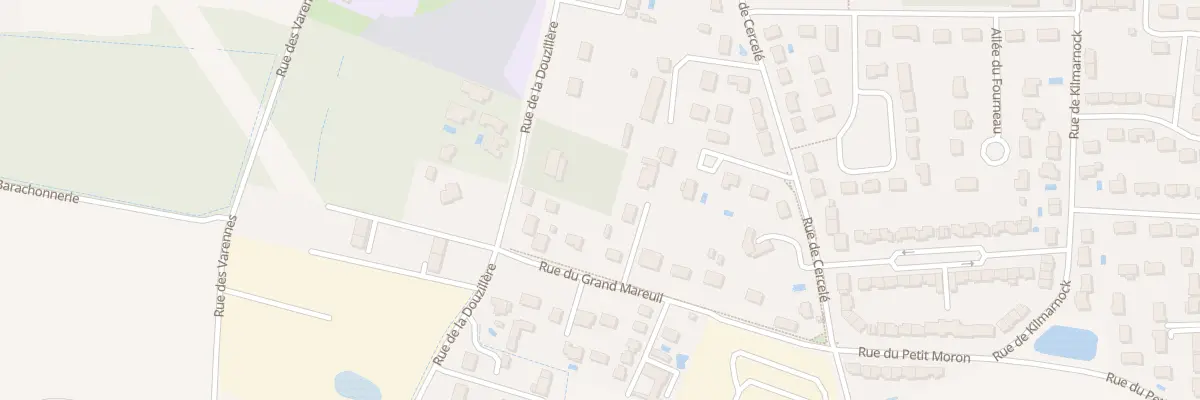 Plan du 108 Rue de la Douzillère à Joué-lès-Tours