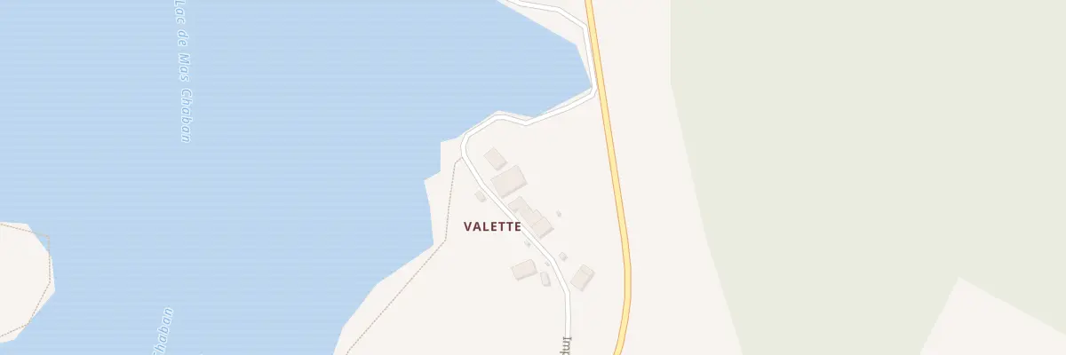 Plan du 5161 Valette à Lésignac-Durand