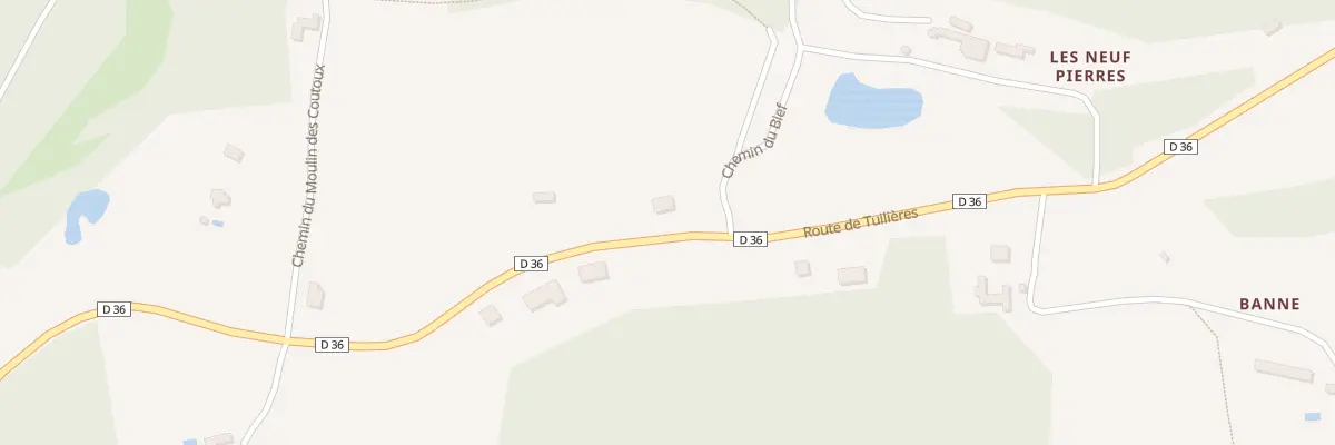 Plan du 35B Les Coutoux Bas à Cause-de-Clérans
