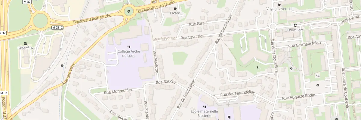 Plan du 70 Rue Lavoisier à Joué-lès-Tours