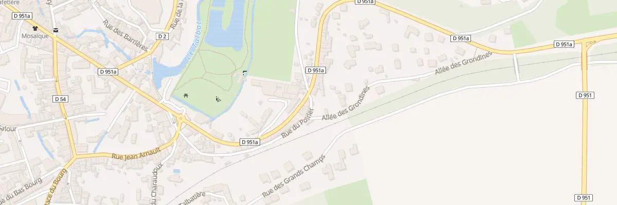 Plan du 34 Rue de Bellevue à Chauvigny