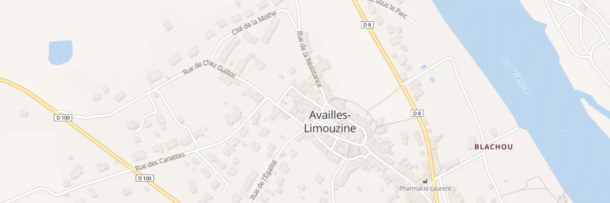 Plan du 5 Rue de Chez Tiquet à Availles-Limouzine