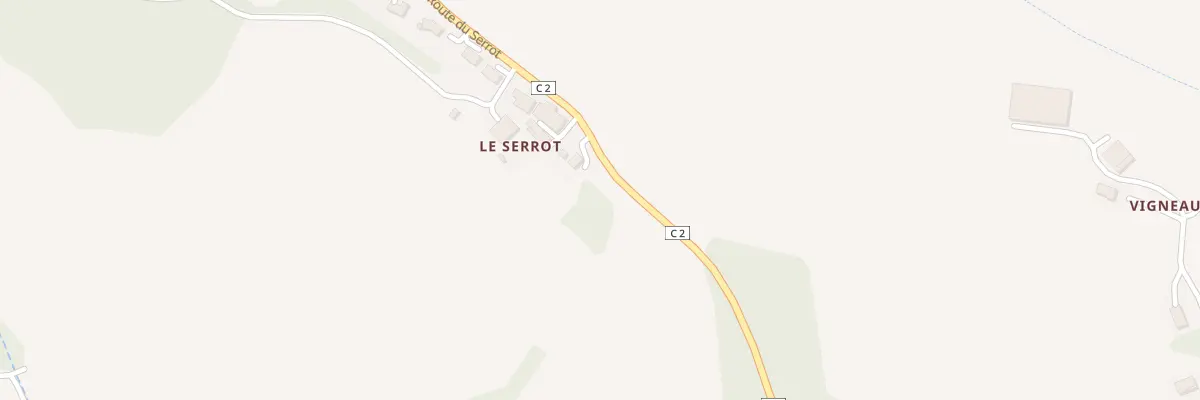 Plan du 1107 Rte du Serrot à Leboulin