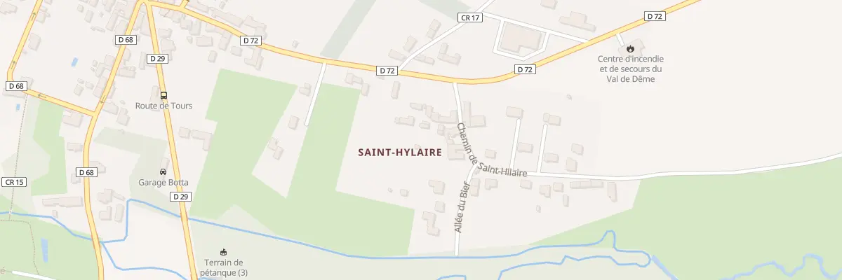 Plan du 9 Chem de St Hylaire à Chemillé-sur-Dême