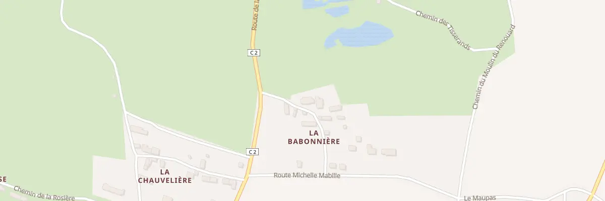 Plan du 377 La Babonniere Tourouvre à Tourouvre au Perche