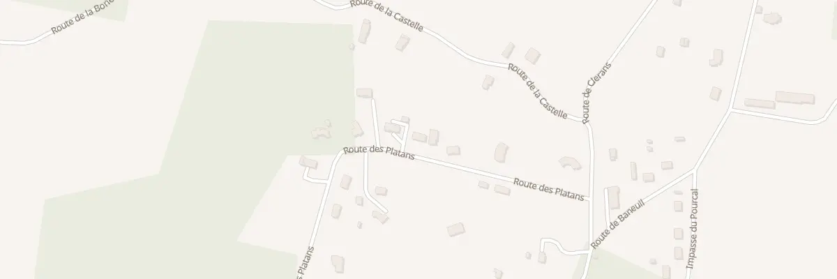 Plan du 10 Rte des Platans à Saint-Capraise-de-Lalinde