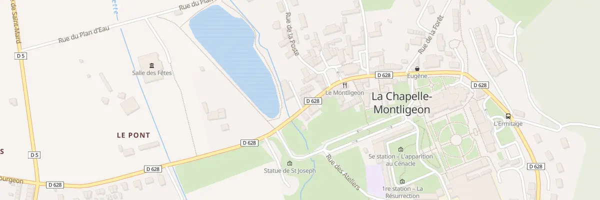 Plan du 3 Rue Principale à La Chapelle-Montligeon