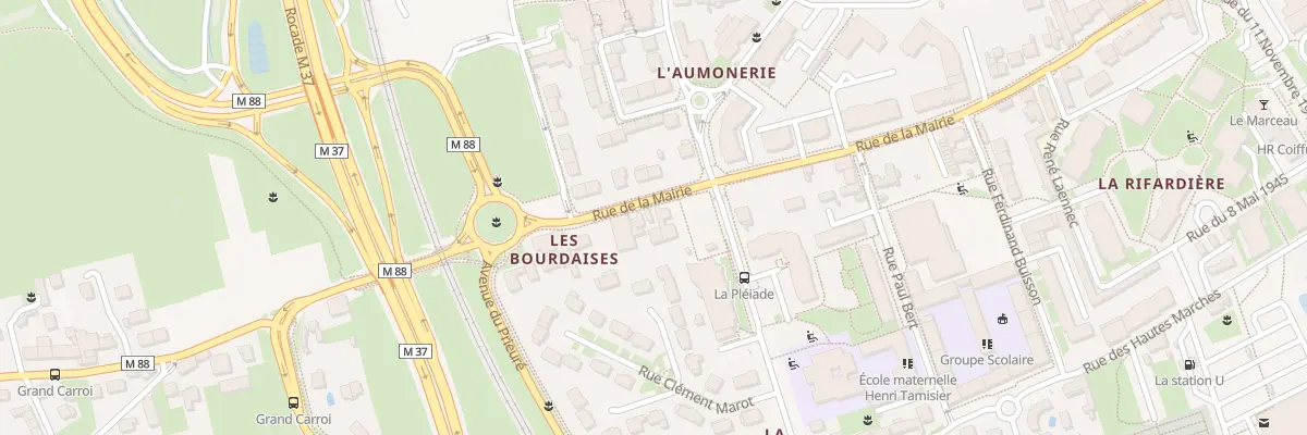 Plan du 158 Rue de la Mairie à La Riche