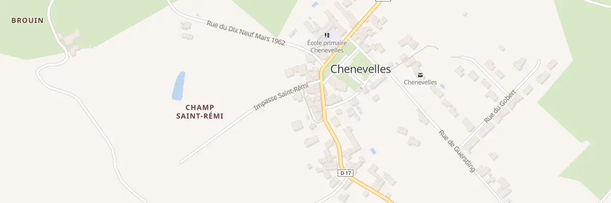 Plan du 5 Imp Saint-Rémi à Chenevelles