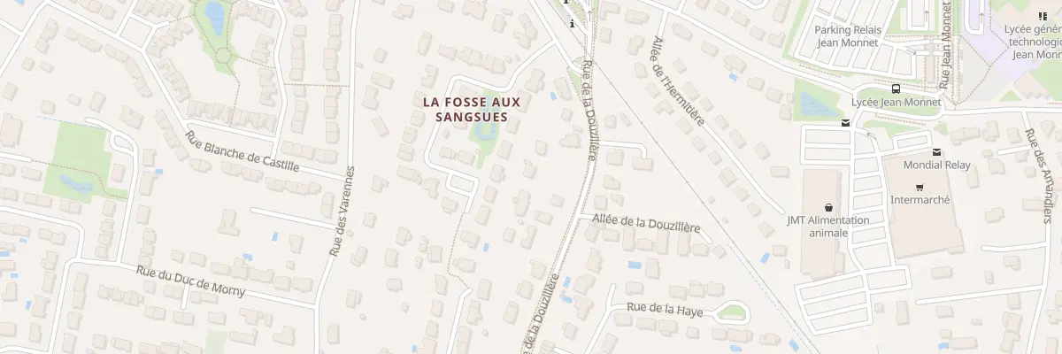 Plan du 85B Rue de la Douzillère à Joué-lès-Tours