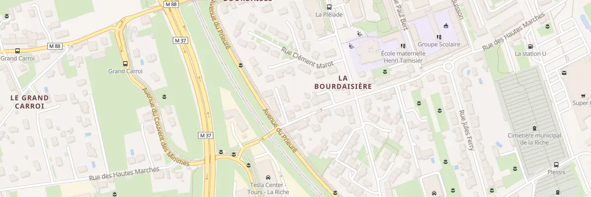 Plan du 73B Rue des Hautes Marches à La Riche
