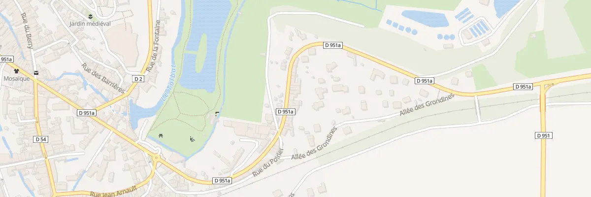 Plan du 54 Rue de Bellevue à Chauvigny