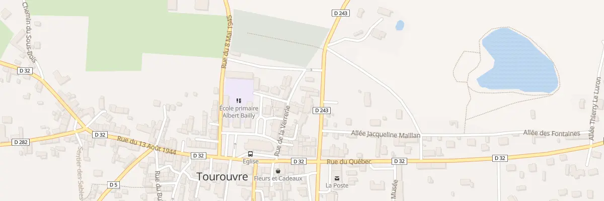 Plan du 13 Rue de la Verrerie à Tourouvre au Perche