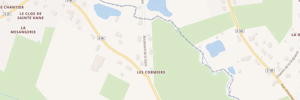Plan du 12 Bd de la Gare à Bouër