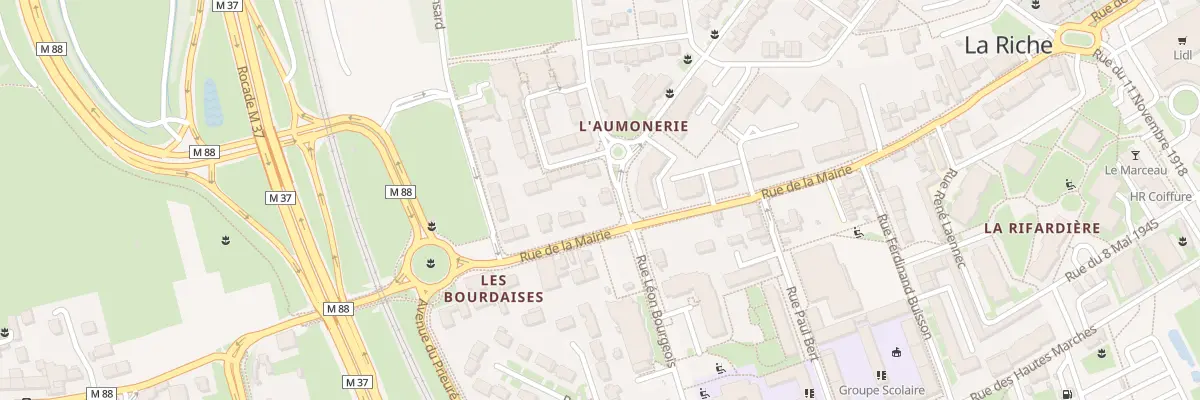 Plan du 159 Rue de la Mairie à La Riche