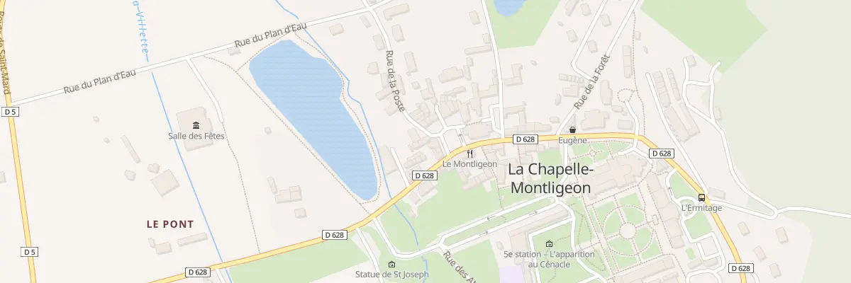 Plan du 9 Pl de l’Eglise à La Chapelle-Montligeon
