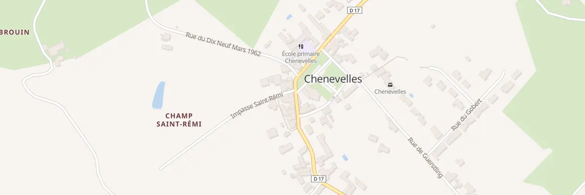 Plan du 8 Rue de l’Etoile à Chenevelles