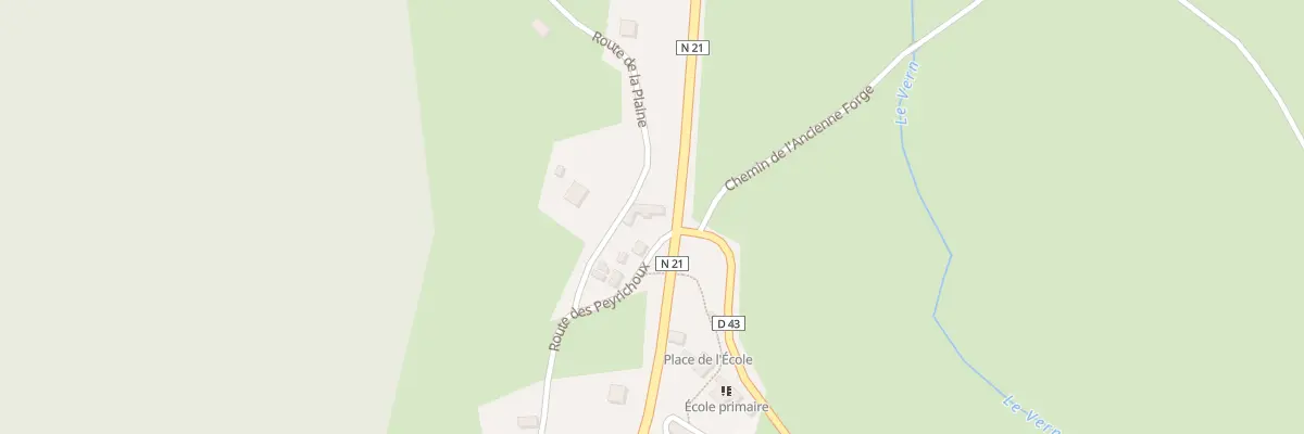 Plan du 2500 Rte des Vergers à Grun-Bordas