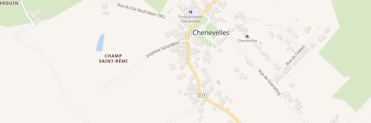 Plan du 20 Rue de l’Etoile à Chenevelles