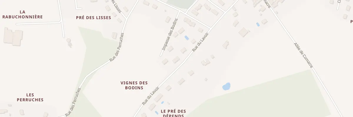 Plan du 14 Rue du Lavoir à Sainte-Catherine-de-Fierbois