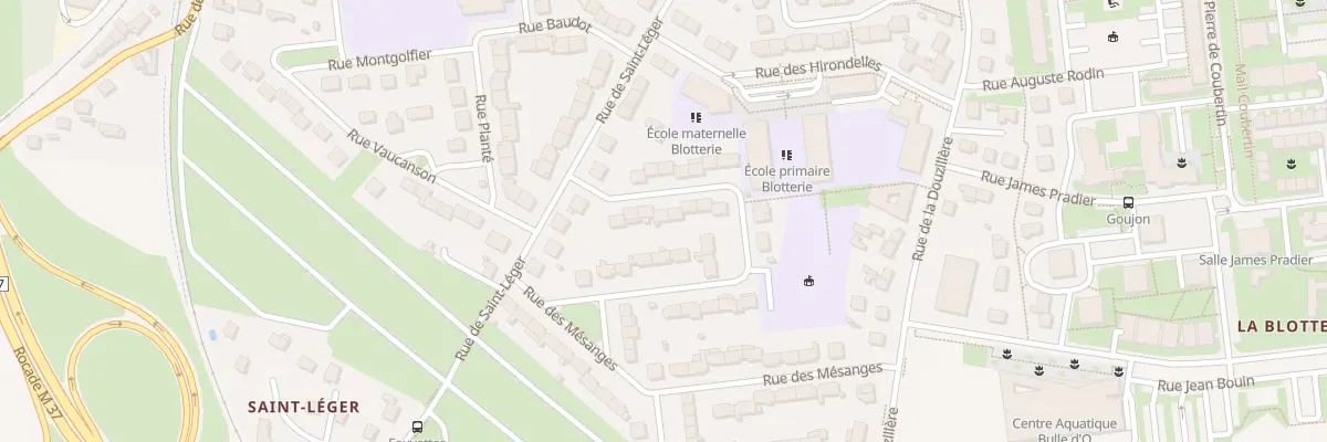 Plan du 7 Rue des Fauvettes à Joué-lès-Tours