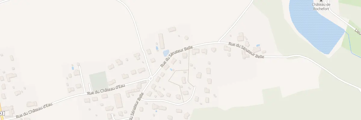 Plan du 33 Rue du Sénateur Belle à Rouziers-de-Touraine