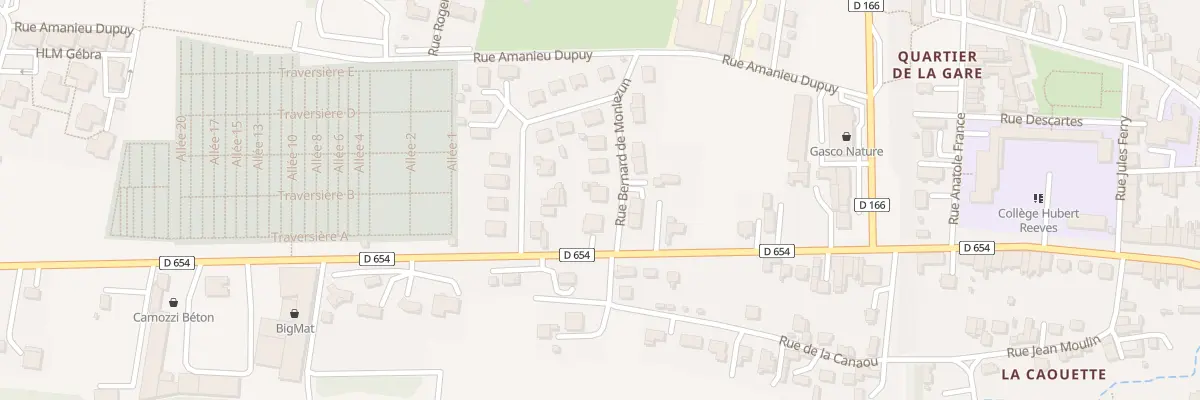 Plan du 3 Rue Bernard de Monlezun à Fleurance