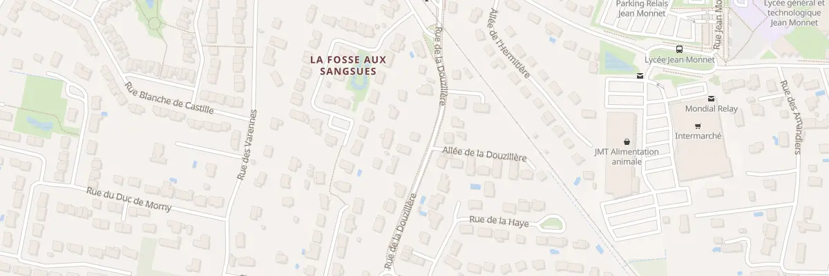 Plan du 87 Rue de la Douzillère à Joué-lès-Tours