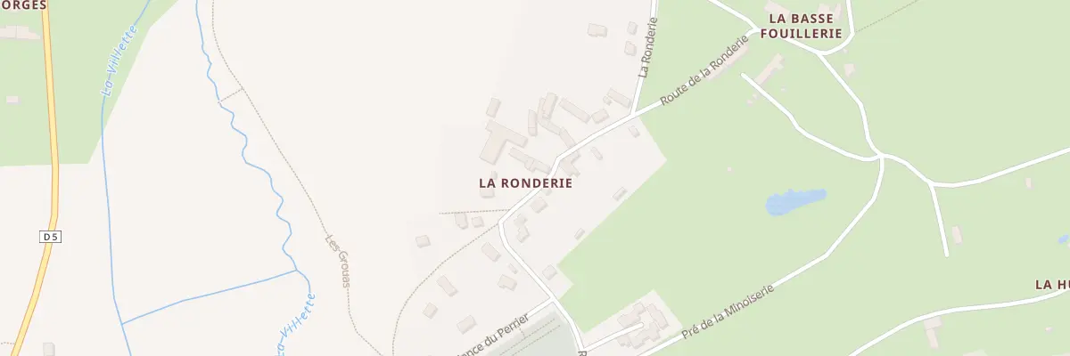 Plan du 176 La Ronderie à La Chapelle-Montligeon