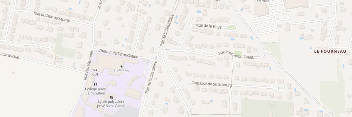 Plan du 3 Rue Paul-Henri Spaak à Joué-lès-Tours