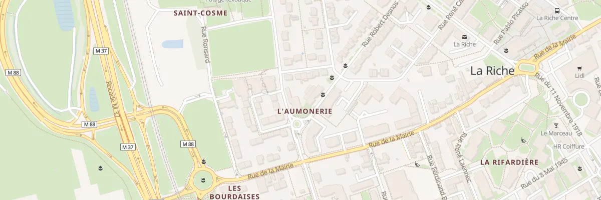 Plan du 5 Rue Joachim du Bellay à La Riche