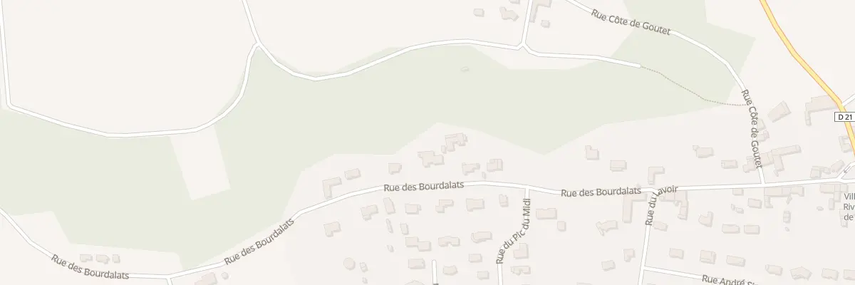 Plan du 296 La Goutere à Balesta