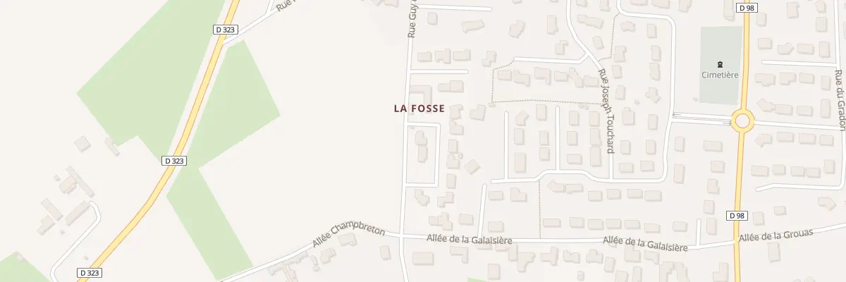Plan du 2 Rue Edouard Meunier à Cherré-Au