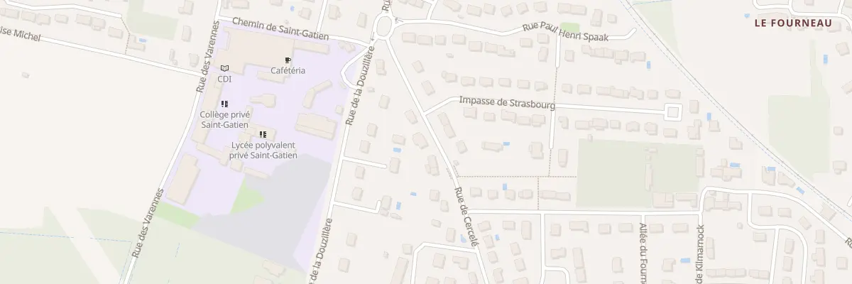 Plan du 5T Rue de Cercelé à Joué-lès-Tours